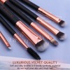 Docolor Eyeshadow Brush Set, 6 Pieces, Double-Sided Eye Make-Up Brush,