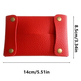 Pocket Tissue Holder for Purse, Soft Tissue Box Reusable Tissue Travel Pouch Paper Box Bag for Face Towels