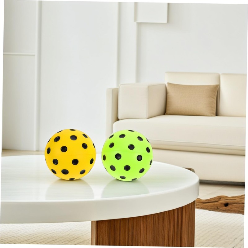 Kisangel 2pcs Quiet PU Foam Balls Silent Stress Management Balls