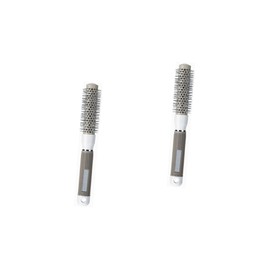 Beavorty 2pcs Professional Curling Comb for Women Ergonomic Multi-purpose Roller Comb for Salon Use Hairdressing Tool Smooth Teeth for Pain Detangling Grey