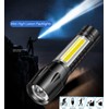 CLEZGO Mini Flashlights Rechargeable LED-Small Flashlights Powerful USB Rechargeable Flashlight