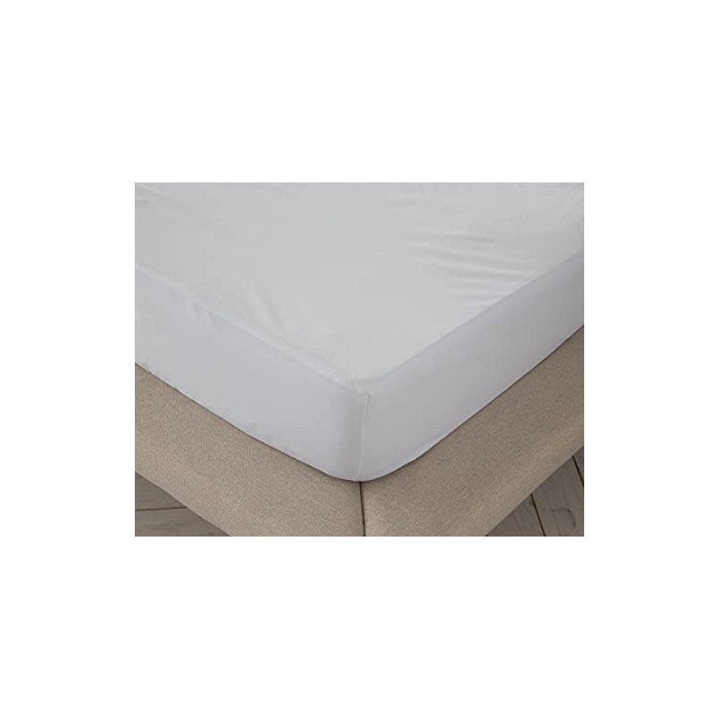 Fitted Sheet White 100% Cotton Bed 180 cm (180 x