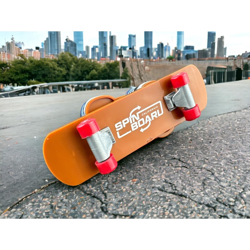 California Fidget Spinner Skateboard (Brown)