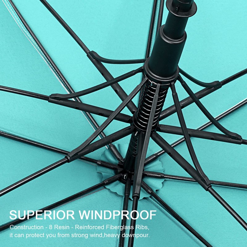 G4Free Vented UV Golf/Beach Umbrella 68" Arc, Auto Open Oversize