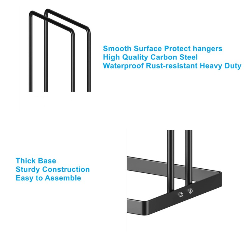 Hanger Stacker 2 Pack, Clothes Hanger Holder Organizer for Closet