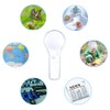 24 Pack Plastic Magnifier, Mini Magnifying Glass 5X and 15X