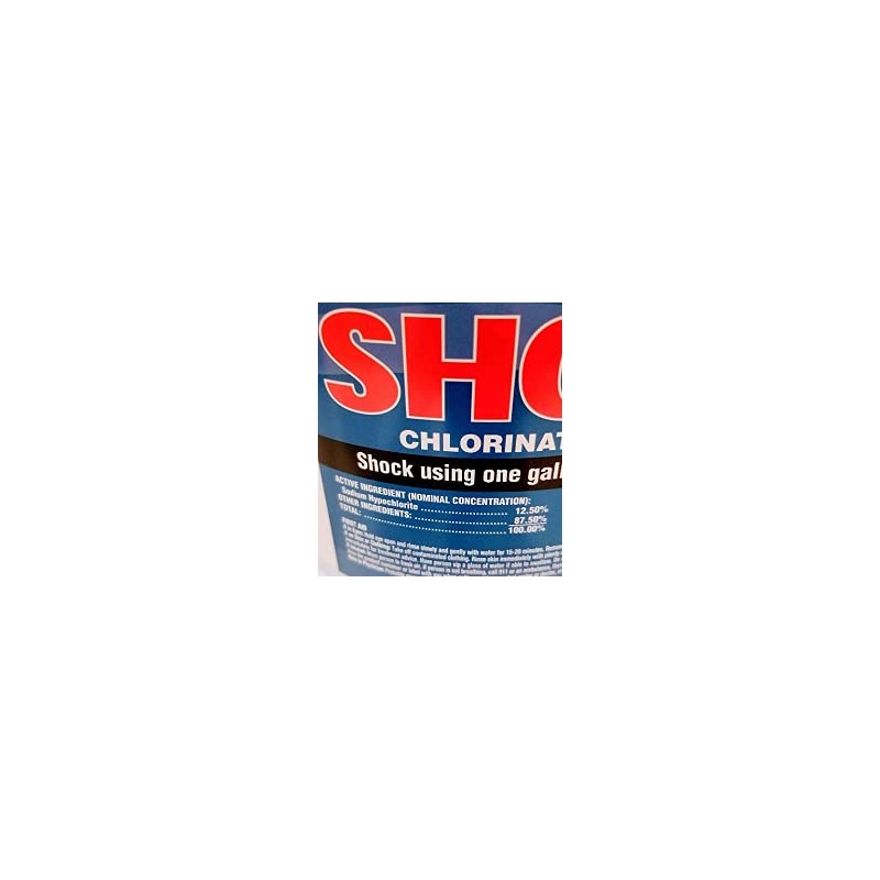1 Case of Liquid Chlorine Pool Shock - Commercial Grade