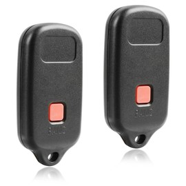 Key Fob Keyless Entry Remote Shell Case & Pad fits Toyota 1999-2009 4runner / 2001-2008 Sequoia (2-Pack)