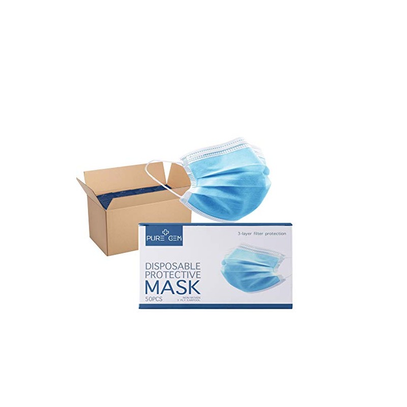 Gleeporte Premium Pack of 250 Single Use Disposable Face Mask,Effective
