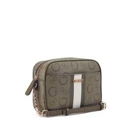 GUESS Factory Brecken Logo Mini Crossbody, Olive