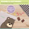 melii Reusable Eva Animal Snack Bags, Pack of 4, 2