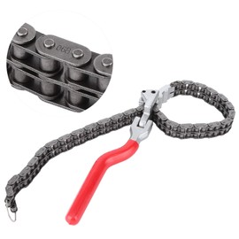 Moofey Chain Wrench, Oil Filter Wrench, 13.8in Oil Filter Removal Tool Pliers, Handle Adjustable Auto Car Repairing Tool