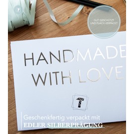 Papierschmiede® Mood Poster Set Coco Black and Gold, Pictures for Living Room, Decoration for Bedroom, 2 x DIN A4 and 4 x DIN A5, Marble Black Elegance – no Frames