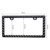 Sgooky 3D License Plate Frame Lasso Pattern License Plate Holder