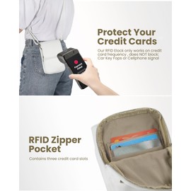 befen Genuine Leather Crossbody Phone Bag for Ladies Small Womens Cross Body Bag White Shoulder Bags for Girls with Adjustable Strap