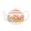 The Caravan Trail Harbour Sands Tea Pot, Ceramic, Multi-Colour, 14.5