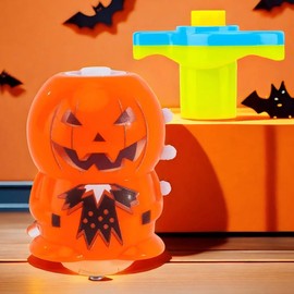 Cream Kids Sparkling Musical Gyroscope,/Christmas Theme With Launcher, Spinning Launcher. Family Interaction, Party Favor - Color: White doll top