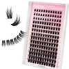 FADLASH Lash Clusters Wispy Eyelash Clusters D Curl Natural Individual