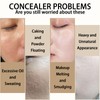 3-Shade Cream Concealer Palette - Full Coverage Correct & Conceal