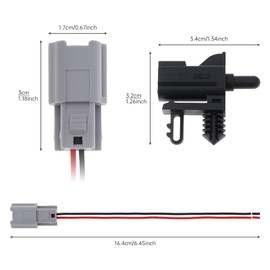 Ocotope A/C Ambient Air Temperature Sensor for Ford Lincoln, AU5Z12A647B, AU5T12A647AC, DY-1160