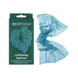 EcoTools Exfoliating Bath Net, Inspired by African Bath Net Sponge, Exfoliates & Cleanses Whole Body, Flexible & Reusable, Eco-Friendly Body Scrubber, Vegan & Cruelty-Free, 1 Count