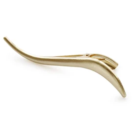 JewelVOX Concorde Hair Clip, Women's Semi-Mat, Fashionable, Popular, Adult (Gold)