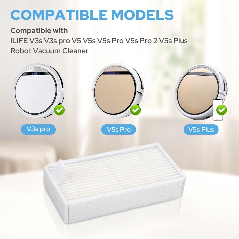 Filters Replacement for ILIFE V3s V3s pro V5 V5s V5s