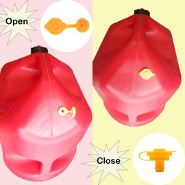 𝟏𝟎 𝐏𝐜𝐬 Gas can Vents for Plastic Gas Cans, Gas Can Vent Caps, Yellow Fuel Gas Can Jug Vents/Cap Replacement