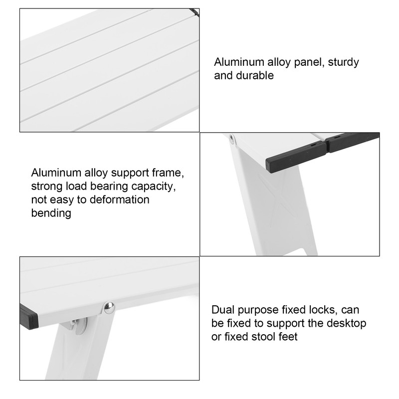 Outdoor Ultralight Portable Mini Folding Aluminum Table Compact Camping Folding