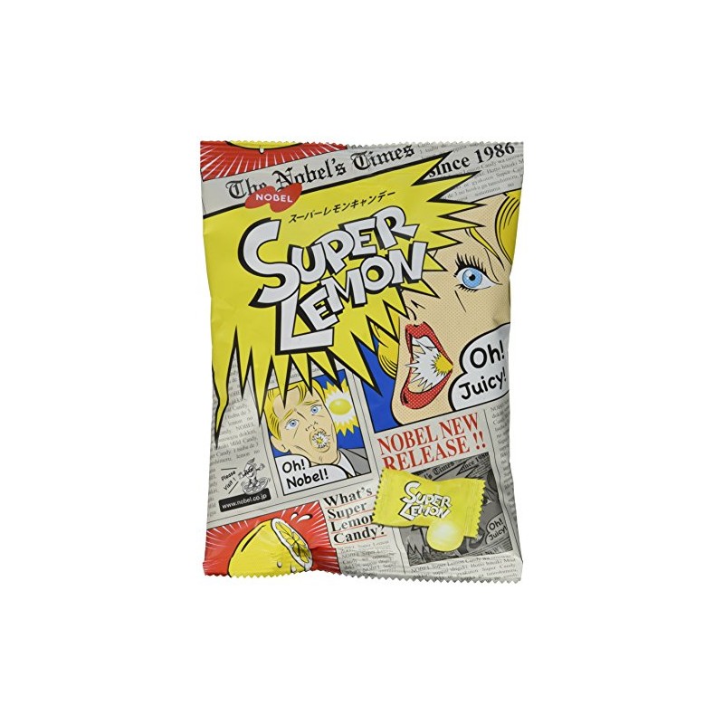 Japanese Extreme Super Sour Lemon Flavored 3 Layered Intense Candy