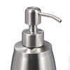 Relaxdays Soap Dispenser 350ml Stainless Steel Refillable Soap Shower Gel
