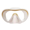 Genesis Scuba Realm Dive Mask - Gold/White Silicone