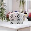 TOVINANNA Clear Toiletry Bag Travel Cosmetic Pouch with Stylish Floral