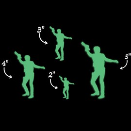 Star Inspired Movie Character Space Han Solo Glow in The Dark Sticker Decal for Phone Tablet Laptop Car Truck Window | 3" Sticker | Orange