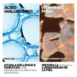 Kit Sérums Anti-edad Hyalu B5 + Pure Vitamin C10 La Roche-Posay