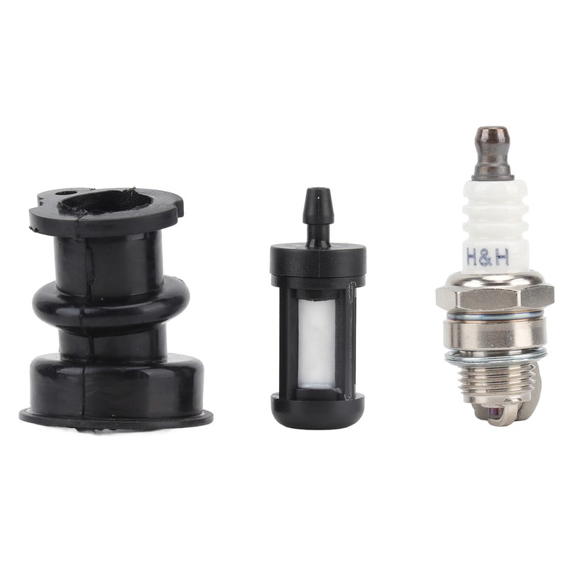 Chainsaw Carburetor Kit with Ignition Coil Fuel Filter Sparking Plug