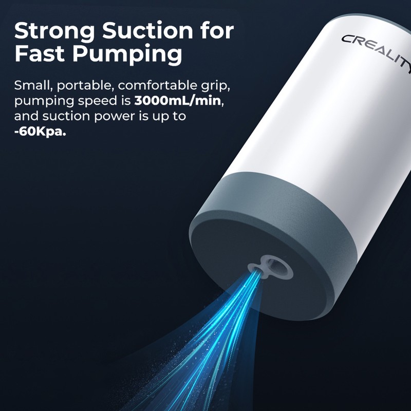 Creality 3D Printer Filament Electric Pump and Compression Storage Bag