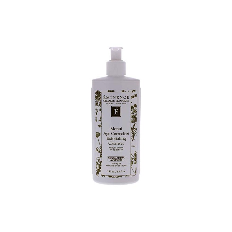 Eminence Organic Skincare Monoi Age Corrective Exfoliating Cleanser, 8.4 Ounce