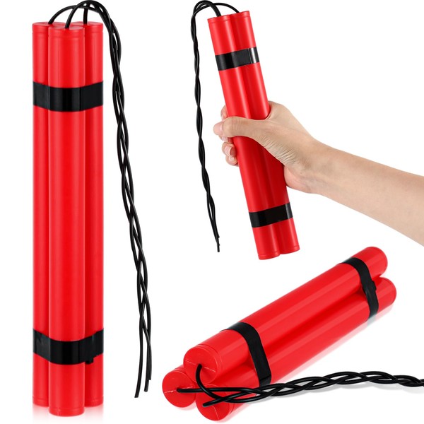 Sratte 6 Fake Dynamite Stick Fake Red TNT Stick Realistic