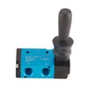 QANYEGN Two Way Manual Lever Valve, Pneumatic Control Switch, Manual