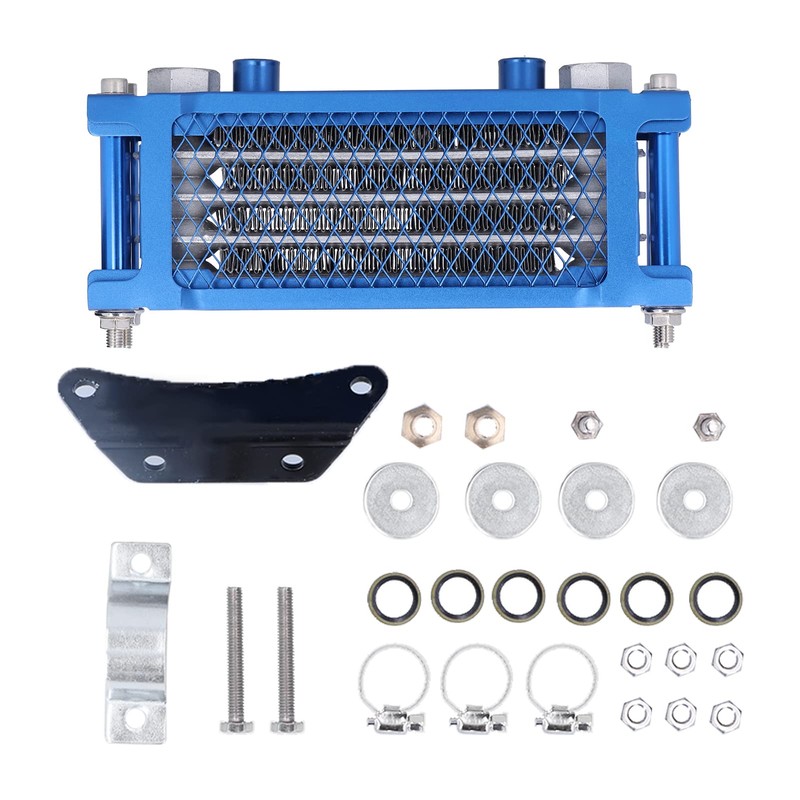 Engine Oil Cooler Kit Cooling Radiator Universal for Motorcycle Dirt