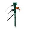 JASCO MTS Photocell Stake Timer, Outdoor, 6 Grounded Outlet, Green,