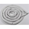 White Long Handset Cord Compatible with Geemarc Phone Ampli455 Ampli555