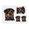 4 x 'Rottweiler' Temporary Tattoos - Water Resistant, Skin-Safe, Non-Toxic