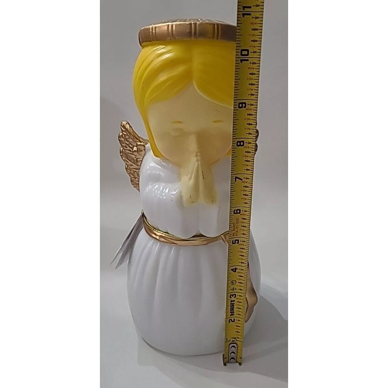 holiday Time Angel Blow Mold 11" Blonde Holiday Time Tabletop