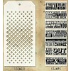 Tim Holtz Collection Stamper's Anonymous Tim Holtz Dots and Phrases