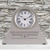 De Walden 70th Platinum Wedding anniversary couple gift Engraved Grey