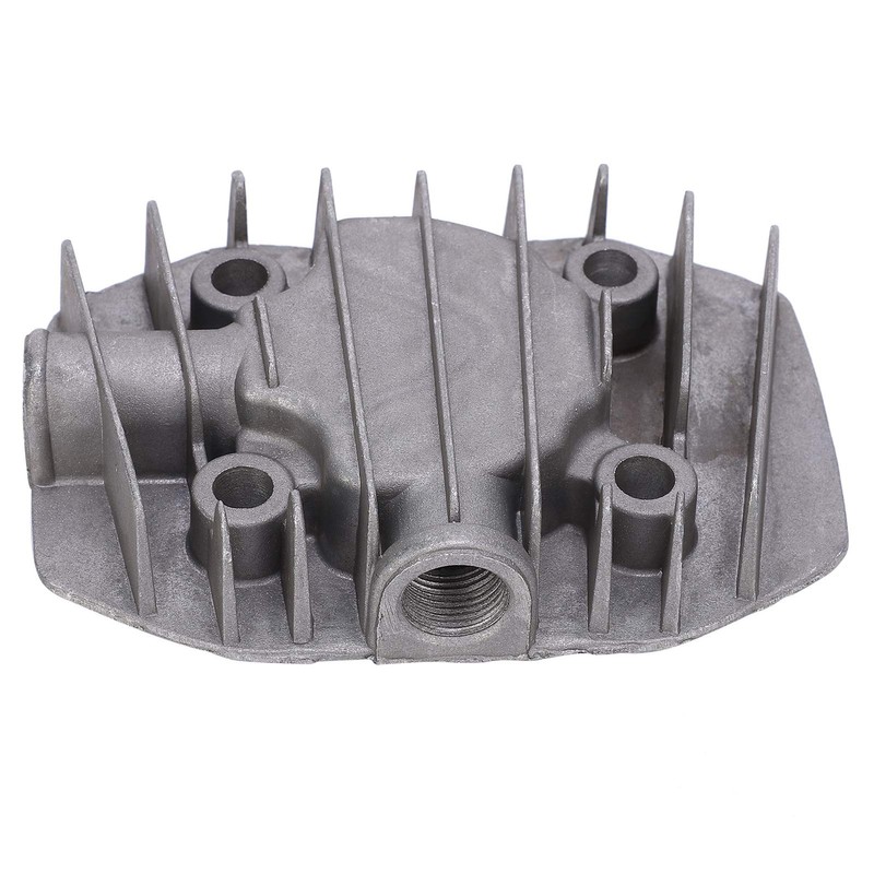 Air Compressor Cylinder Head Aluminum Cooling Parts Pneumatic for Replacement
