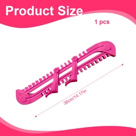 EIHI Pack of 2 blade protectors for ice hockey skates, protectors for ice skates, blade protection for children and adult skates, suitable for all sizes, can be shortened, robust, blue