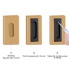 Malimali 120mm Sliding Door Handles Recessed Finger Flush Pulls for